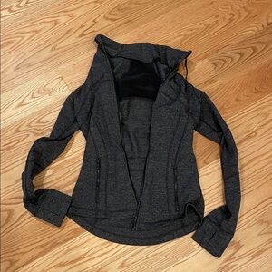 LULU LEMON Gray Zip-Up Hoodie